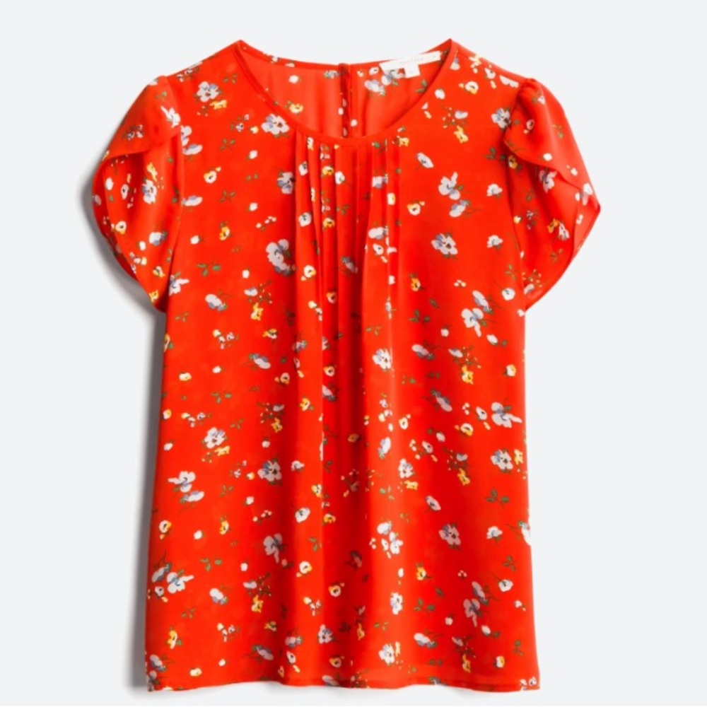 Fun2Fun Stitch Fix Callum Tulip Sleeve Top Sz L